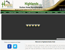 Tablet Screenshot of highlandsuiteshotel.com